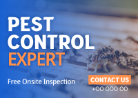 Pest Control Specialist Postcard Image Preview