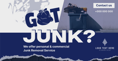 Junk Removal Service Facebook Ad Image Preview