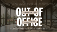 Minimalist Out Of Office Facebook Event Cover Image Preview