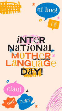 Doodle International Mother Language Day Instagram story Image Preview