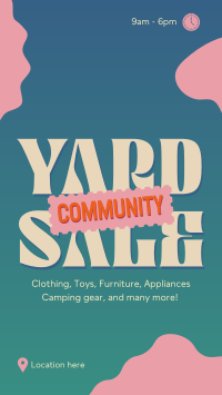 Yard Community Sale Instagram Story Preview