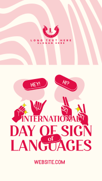 Sign Languages Day Celebration YouTube short Image Preview