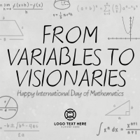 Modern Mathematics Day Greeting Instagram Post Preview