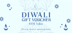 Happy Diwali Greeting Gift Certificate Image Preview