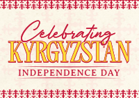 Kyrgyzstan National Celebration Postcard Image Preview