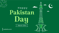 Pakistan Tower Facebook event cover Image Preview