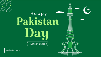 Pakistan Tower Facebook event cover Image Preview