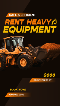 Heavy Equipment Rental Video Image Preview