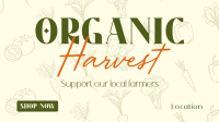 Organic Harvest Facebook Event Cover Design