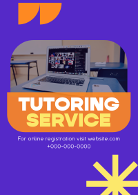 Kids Tutoring Service Poster Image Preview