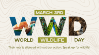 World Wildlife Day Facebook event cover Image Preview