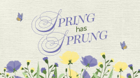Spring Has Sprung Facebook event cover Image Preview