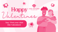 Couple Heart Sign Valentines Day Animation Image Preview