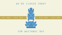 Minimalist New Zealand Waitangi Animation Preview