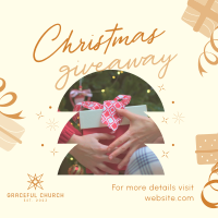 Christmas Giveaway Instagram Post Design