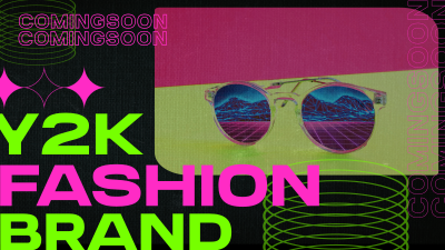 Y2K Fashion Brand Coming Soon Facebook event cover Image Preview