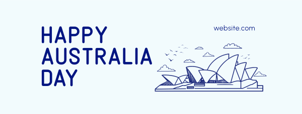 Happy Australia Day Facebook Cover Design Image Preview