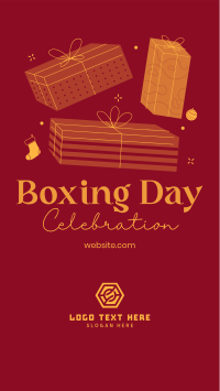 Ho Ho Boxing Day Instagram Story Design