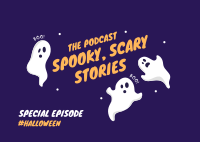 Spooky Podcast Postcard Image Preview