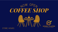 Coffee Shop is Open Facebook event cover Image Preview