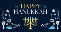 Peaceful Hanukkah Facebook Ad Design