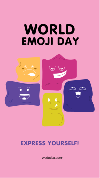 Irregular Shapes Emoji Facebook story Image Preview