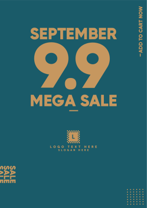 Mega Sale 9.9 Flyer Image Preview