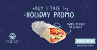 Shawarma Holiday Promo Facebook Ad Design