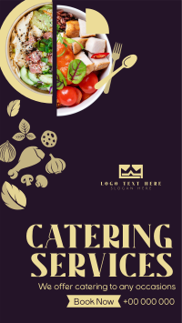 Food Bowls Catering Facebook Story Design
