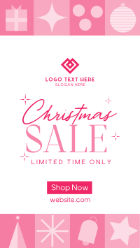 Christmas Holiday Shopping  Sale Facebook Story Design