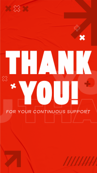 Minimalist Shapes Thank You TikTok Video Preview