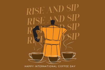 Rise and Sip Pinterest board cover Image Preview