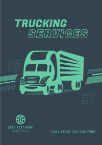 Truck Delivery Services Poster Image Preview