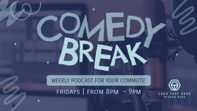 Comedy Break Podcast Facebook event cover Image Preview