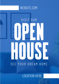 Minimalist Open House Poster Image Preview