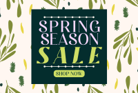 Spring Season Sale Pinterest Cover Design