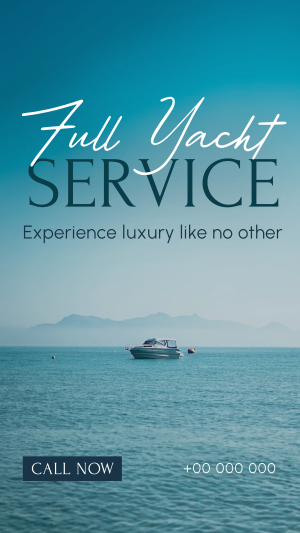 Serene Yacht Services Facebook story Image Preview