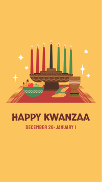 Bright Kwanzaa Instagram story Image Preview