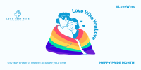 Love Who You Love Twitter Post Design