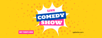 Live Comedy Show Facebook cover Image Preview