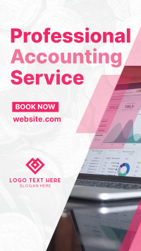 Accounting Chart Facebook Story Design
