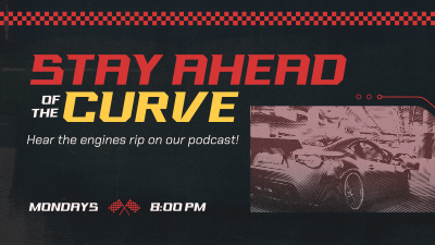 Race Car Podcast Facebook event cover Image Preview