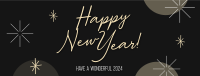 Wonderful New Year Welcome Facebook cover Image Preview