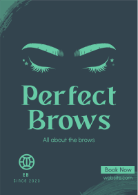 Perfect Beauty Brows Flyer Design