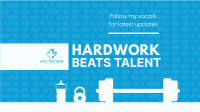 Hardwork Beats Talent YouTube Banner Preview