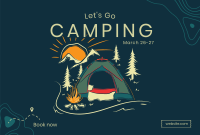 Campsite Sketch Pinterest board cover Image Preview