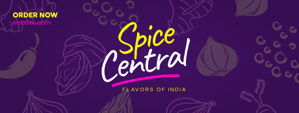 Spice Central Facebook Cover Design Image Preview