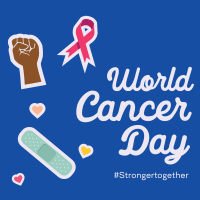 Cancer Day Stickers Instagram post Image Preview