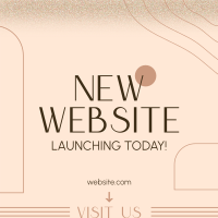 Simple Website Launch Instagram Post Design