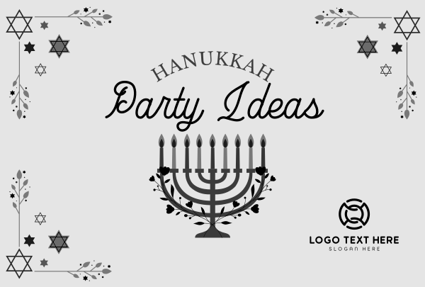 Hannukah Celebration Pinterest Cover Design Image Preview